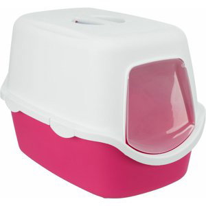 Trixie WC kryté s dvířky 56 x 40 x 40 cm, růžová