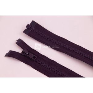 Zip YKK - 75cm - dělitelný - temně ostružinová - 449