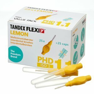 Tandex Flexi mezizubní kartáček 1,1 mm ISO 3 (žlutý), 25ks
