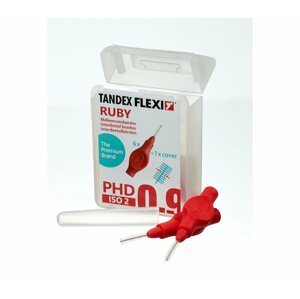Tandex Flexi mezizubní kartáčky 0,9mm (červené), 6ks