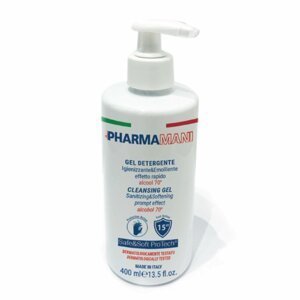 Pharmamani sanitační gel lahvička s pumpičkou, 400ml