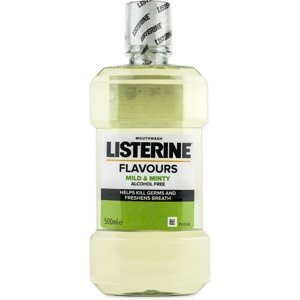 Listerine Flavours Mild & Minty ústní voda, 500ml