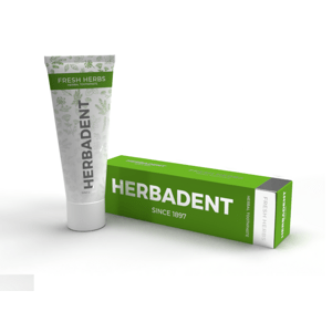Herbadent Fresh Herbs bylinná zubní pasta s fluorem, 75g