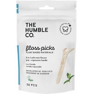 Humble Floss picks 2v1 ergo dentální mečíky (mint), 50ks