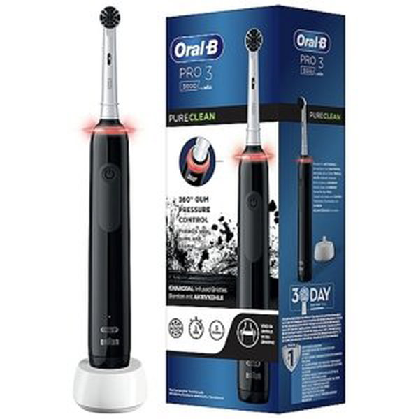 Oral-B PRO 3 3000 Pure Clean Black elektrický zubní kartáček