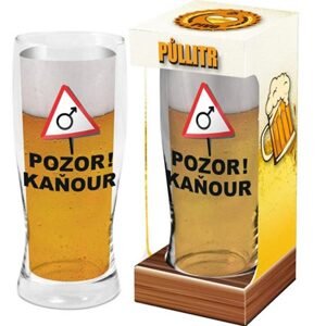 Půllitr na pivo - Pozor kaňour