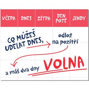 Cedulka na dveře - Co můžeš udělat dnes