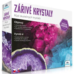 Zářivé krystaly - Růst skutečných krystalů