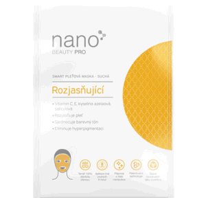 nanoBeauty Rozjasňující nanovlákenná maska proti akné