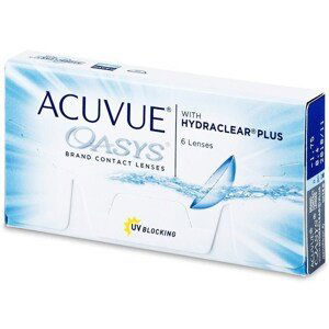 Acuvue Oasys with Hydraclear Plus (6 čoček) Dioptrie: -10.0, Zakřivení: 8.4