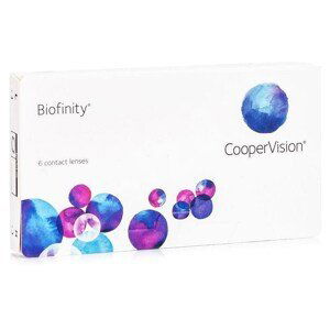 Biofinity (6 čoček) Dioptrie: -3.75, Zakřivení: 8.6