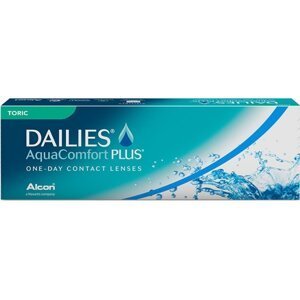 Dailies AquaComfort Plus Toric (30 čoček) Cylindr x Osa: -0.75 x 180, Dioptrie: -2.50