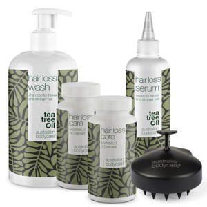 Kompletní balíček proti vypadávání vlasů s produkty XL - 5 produktů pro každodenní péči při vypadávání vlasů, jemných a řídkých vlasech