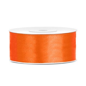 dobré obaly Atlasová stuha 2,5 cm x 25 m ORANŽOVÁ