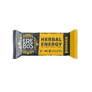 Proteinová tyčinka - EREBOS herbal energy - banán 35g