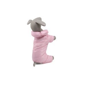 Vsepropejska Vansi zimní kombinéza pro psa s kožichem Barva: Růžová, Délka zad (cm): 29, Obvod hrudníku: 36 - 40 cm