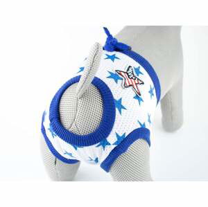 Vsepropejska Absorb modré hárací kalhotky pro psa s hvězdičkami Obvod slabin (cm): 43 - 58