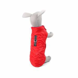 Vsepropejska Snowy zimní bunda „My friend“ pro psa Barva: Červená, Délka zad (cm): 24, Obvod hrudníku: 26 - 42 cm