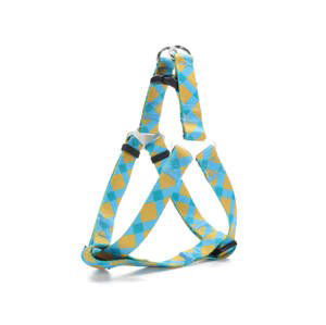 Vsepropejska Bim modro-žlutý postroj pro psa Typ: Postroj, Velikost: Obvod hrudníku 32 - 43 cm
