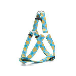 Vsepropejska Bim modro-žlutý postroj pro psa Typ: Postroj, Velikost: Obvod hrudníku 46 - 70 cm