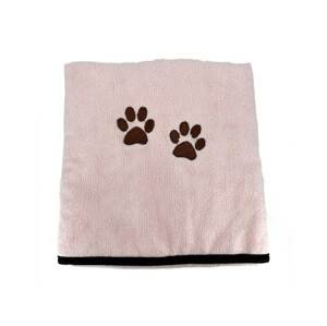 Vsepropejska Zita ručník pro psa Barva: Růžová, Rozměr (cm): 89 x 50