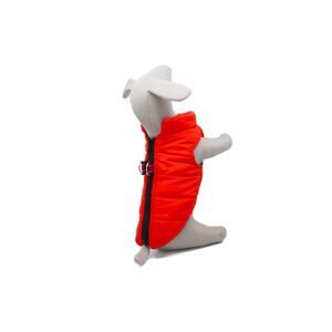 Vsepropejska Color-rainy obleček pro psa na zip Barva: Červená, Délka zad (cm): 44, Obvod hrudníku: 50 - 53 cm