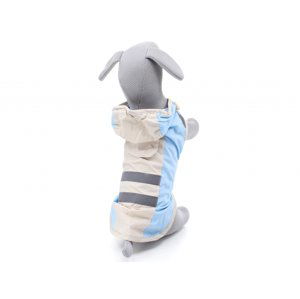 Vsepropejska Slim-Roy reflexní pláštěnka pro psa Barva: Modrá, Délka zad (cm): 44, Obvod hrudníku: 46 - 52 cm