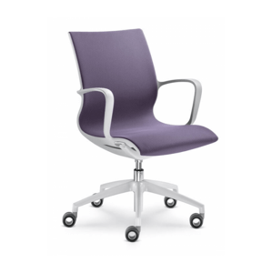 LD SEATING kancelářká židle Everyday 765 světle šedý rám s područkami