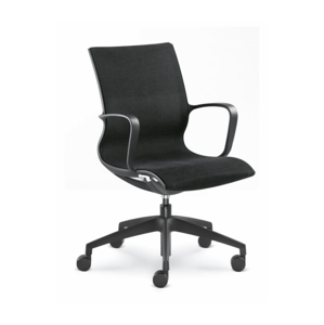 LD SEATING kancelářká židle Everyday 750 černý rám s područkami