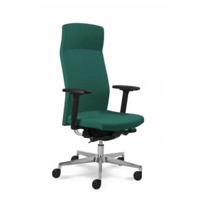 MAYER kancelářská židle Prime Up 2304 S vysoký čalouněný opěrák černý rám