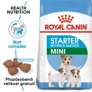 Royal Canin Mini Starter - granule pro březí nebo kojící feny a štěňata - 8 kg