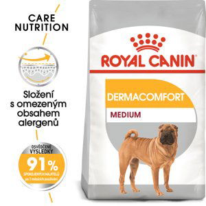 Royal Canin Medium Dermacomfort - granule pro střední psy s problémy s kůží - 10kg