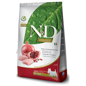 N&D dog GF ADULT MINI CHICKEN/POMEGRANATE - 800g