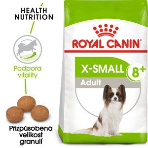 Royal Canin X-Small Adult 8+ - granule pro stárnoucí trpasličí psy - 500g