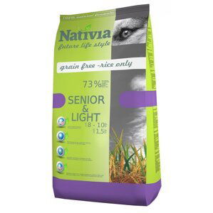 NATIVIA dog SENIOR & LIGHT - 15kg