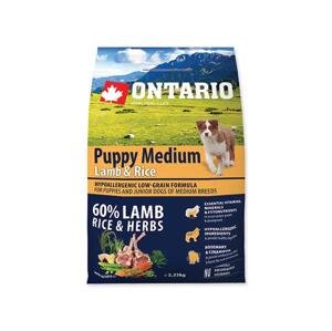 ONTARIO dog PUPPY MEDIUM lamb - 2,25kg