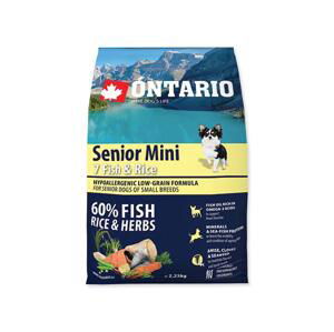 ONTARIO dog SENIOR MINI fish - 2,25kg