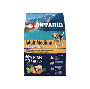 ONTARIO dog  ADULT MEDIUM fish - 2,25kg