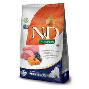 N&D dog GF PUMPKIN PUPPY M/L lamb/blueberry - 2,5kg