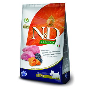 N&D dog GF PUMPKIN ADULT MINI lamb/blueberry - 7kg