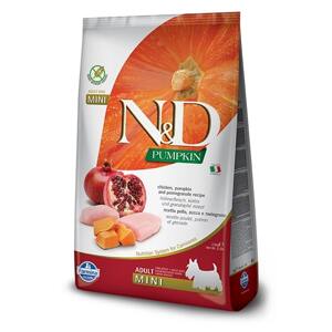 N&D dog GF PUMPKIN ADULT MINI chicken/pomegranate - 7kg