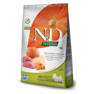 N&D dog GF PUMPKIN ADULT MINI boar/apple - 7kg