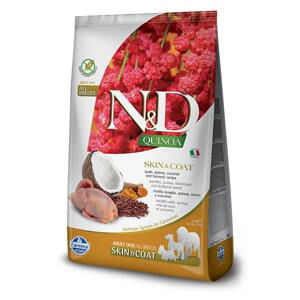 N&D dog GF QUINOA skin/coat QUAIL/COCONUT - 800g