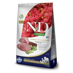 N&D dog GF QUINOA weight management LAMB/BROCCOLI - 800g