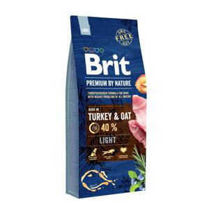 BRIT dog Premium by Nature LIGHT - 15kg