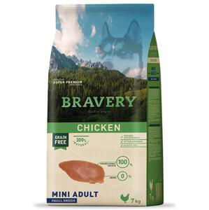 Bravery dog ADULT mini CHICKEN - 2 x 7kg