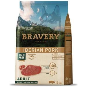 Bravery dog ADULT large/medium IBERIAN PORK - 2 x 12kg
