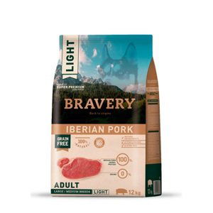 Bravery dog LIGHT large/medium PORK - 4kg