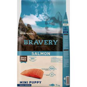Bravery dog PUPPY mini SALMON - 2kg