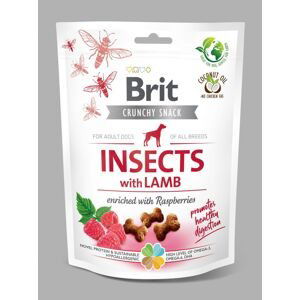 Brit Care Crunchy Cracker. Insects with Lamb enriched with Raspberries - 200g